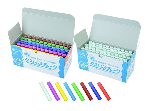 72 Pieces White dustless Chalk