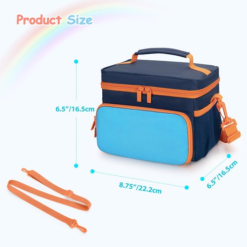 Carrying Case Compatible with Yoto Player (3rd Generation), Card Holder Hold Up to 30 Cards, Travel Storage Bag for Bluetooth Audio Speaker & Headphone Accessories, Blue (Case Only) Patented Design