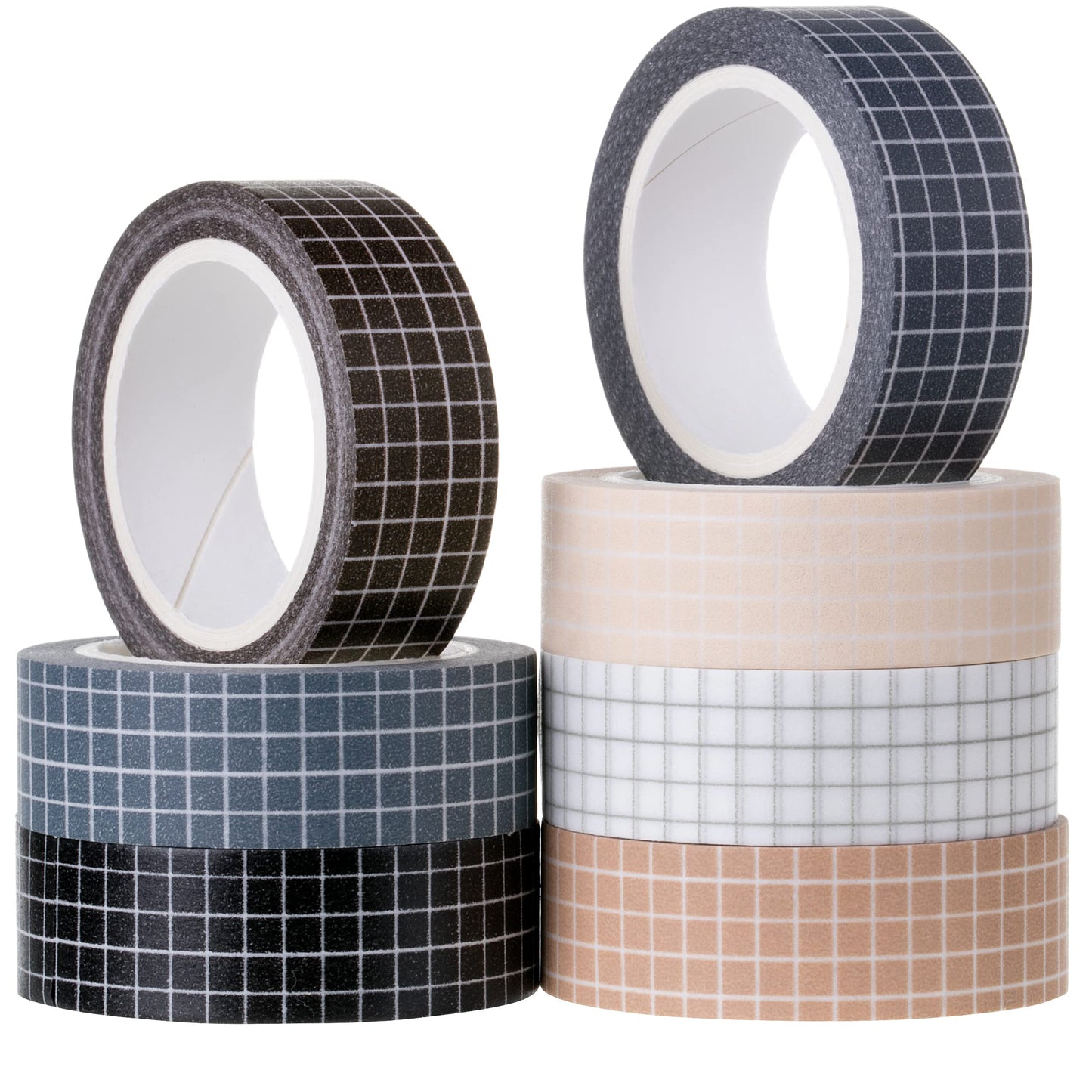 Mr. Pen- Washi Tape Set, 0.6", 7 Rolls, 9 Yards/Roll