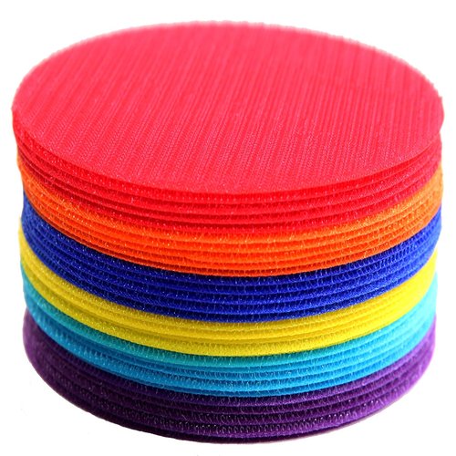 Anitor Carpet Markers 5" for Kids, Multicolor Spot Circle Markers for Classroom Teachers, Preschool and Kindergarten (30 Packs Of Circle)