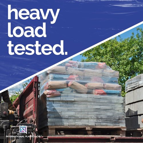 International Plastics Co. 80 Gauge Plastic Stretch Film - 1200ft Clear Cling Wrap for Heavy Duty Packing