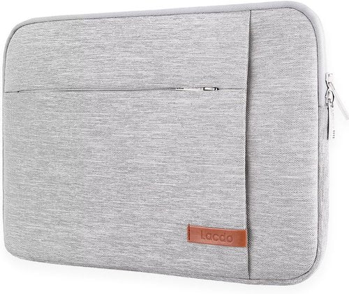 Lacdo 13-Inch Laptop Sleeve Case - Compatible with MacBook Air & iPad Pro | Stylish Gray Design