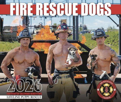 2026 Fire Rescue Dogs Calendar