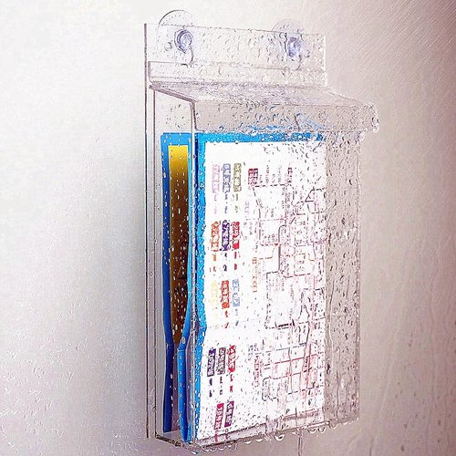 Zinging life Professional Flyer Holder Outdoor Brochure Holder 8.5x11 Inch Waterproof flyer box Wall Mount Literature Box with clear lid (1)