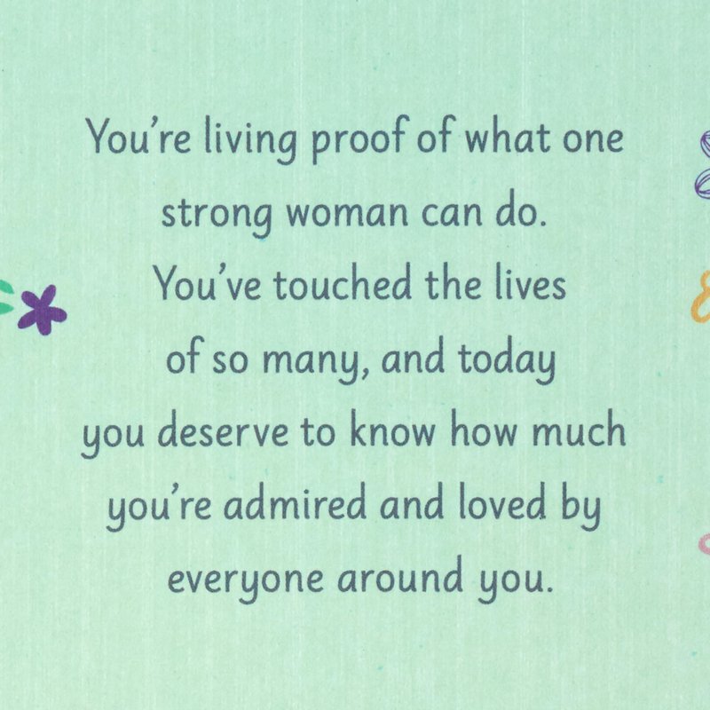 Hallmark Mother's Day Card for Grandmother, Nana, Mimi, Abuela (Personalized Stickers)