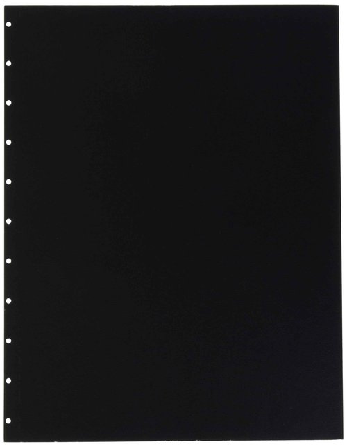 GBC VeloBind Leather Look Premium Presentation Covers, Non-Window, Square Corners, Black, 50 Pieces Per Box (9742230)