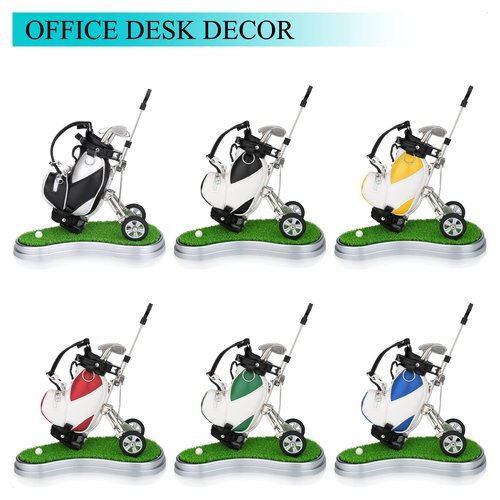 Golf Pen Holder Office Desk Decor Cool Unique Gift - Best Choice for Golf Love