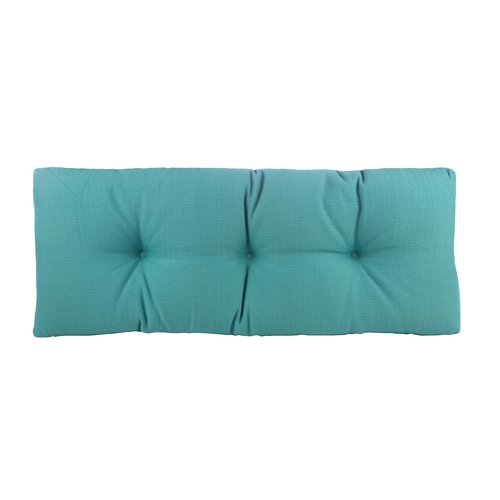 Klear Vu The Gripper Omega Non-Slip Tufted Bench Cushion for Indoor Furniture, Entryway Storage, Bay Window, Corner Nook or Piano Seat, 35 Inches, 08 Teal