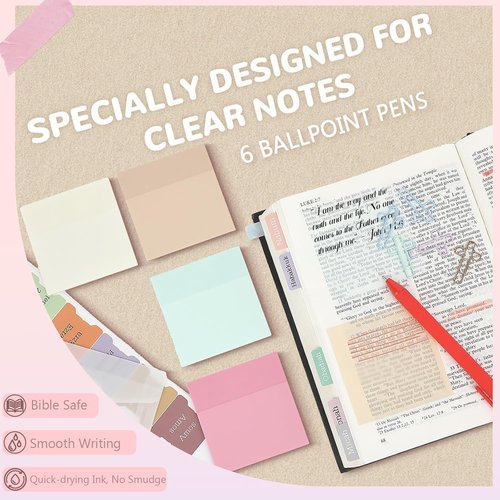 Regine Switzerland Bible Journaling Kit - No Bleed Highlighters, Pens, Tabs & More for Women