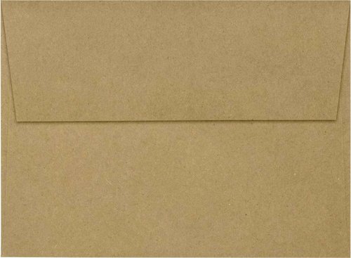 LUXPaper A6 Invitation Envelopes | Peel & Press | 4 3/4" x 6 1/2" | Grocery Bag Brown | 70lb. Text | 250 Qty
