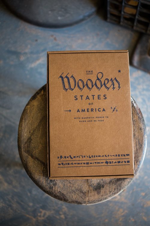 The Wooden States Of America - Magnetic Key Holder (Tennessee)