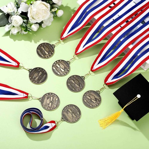 Misdary 24 Pcs 5th Grade Graduation Gifts, Elementary Primary School Graduation Medal with Neck Ribbon for Student Congrats Grade Party Favor Supplies Gifts Bulk Class Graduates Award