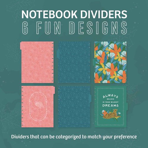 Happy Planner Notebook with Dividers for Work