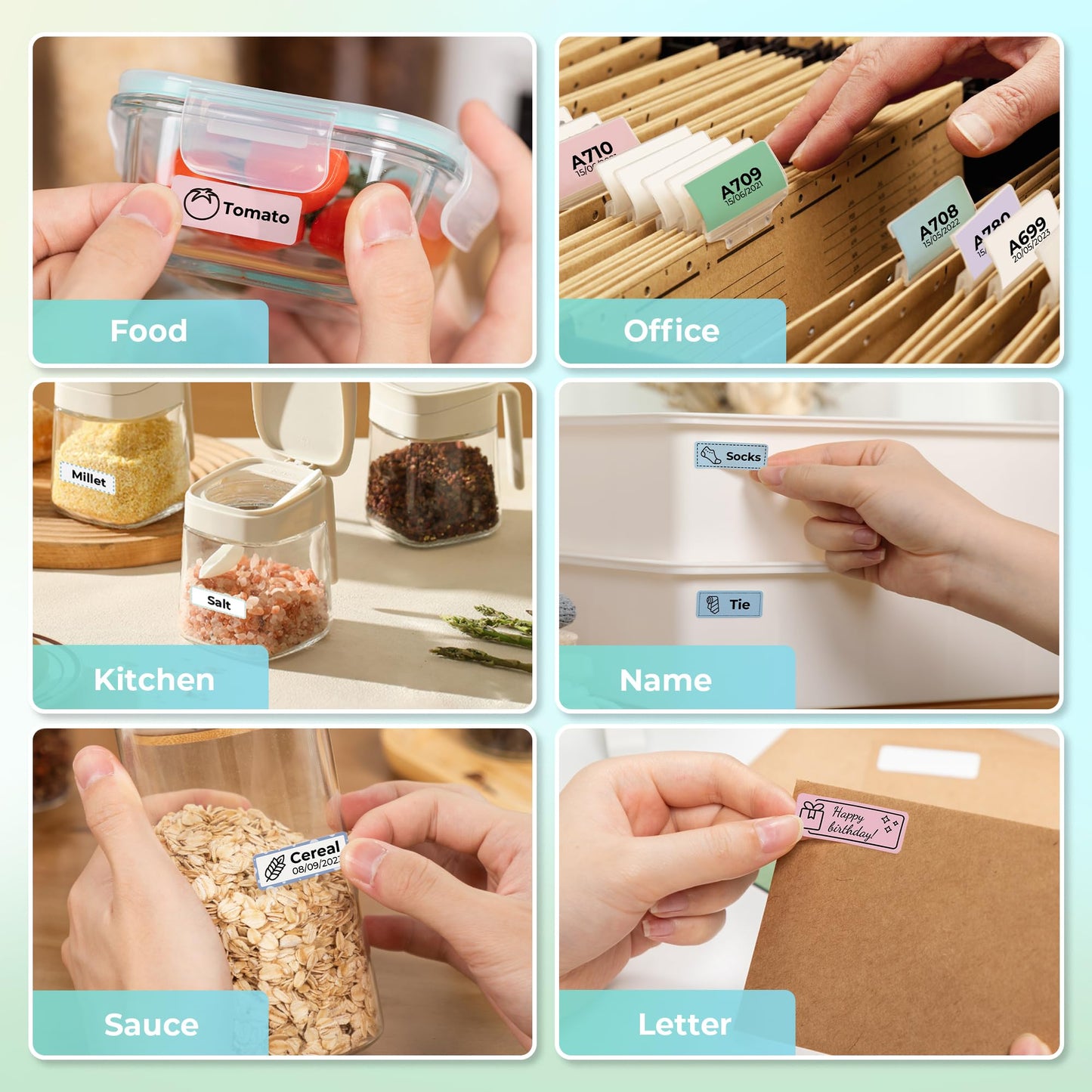Nelko Genuine P21 Label Maker Tape, Adapted Label Print Paper, 14x50mm (0.55"x1.97"), Standard Laminated Labeling Replacement, Multipurpose of P21 Label Maker, 180 Tapes/Roll, 1 Roll, White