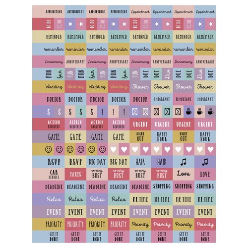 TF Publishing July 2025 - June 2026 Striped Down Large Weekly Monthly Planner - 12 Month Academic Planner 2025-2026 with Durable Cover, Thick Uncoated Paper, and Planning Stickers - 9in x 11in