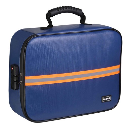Vailoin 5200℉ Insulated Fireproof Waterproof Document Pouch(Blue，Extra-Small Size