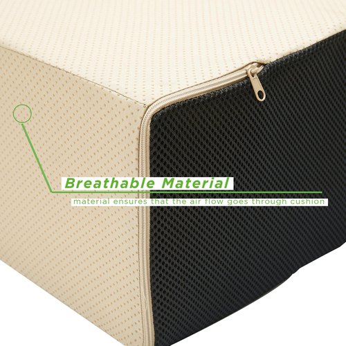 Mind Reader Foot Rest, Under Desk at Work, Ergonomic, Office, Memory Foam, 17" L x 12" W x 7" H, Black