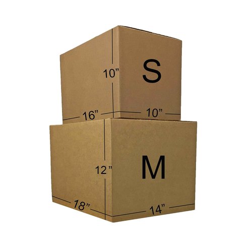 uBoxes Moving Boxes Bundle of Small & Medium - Pack of 18