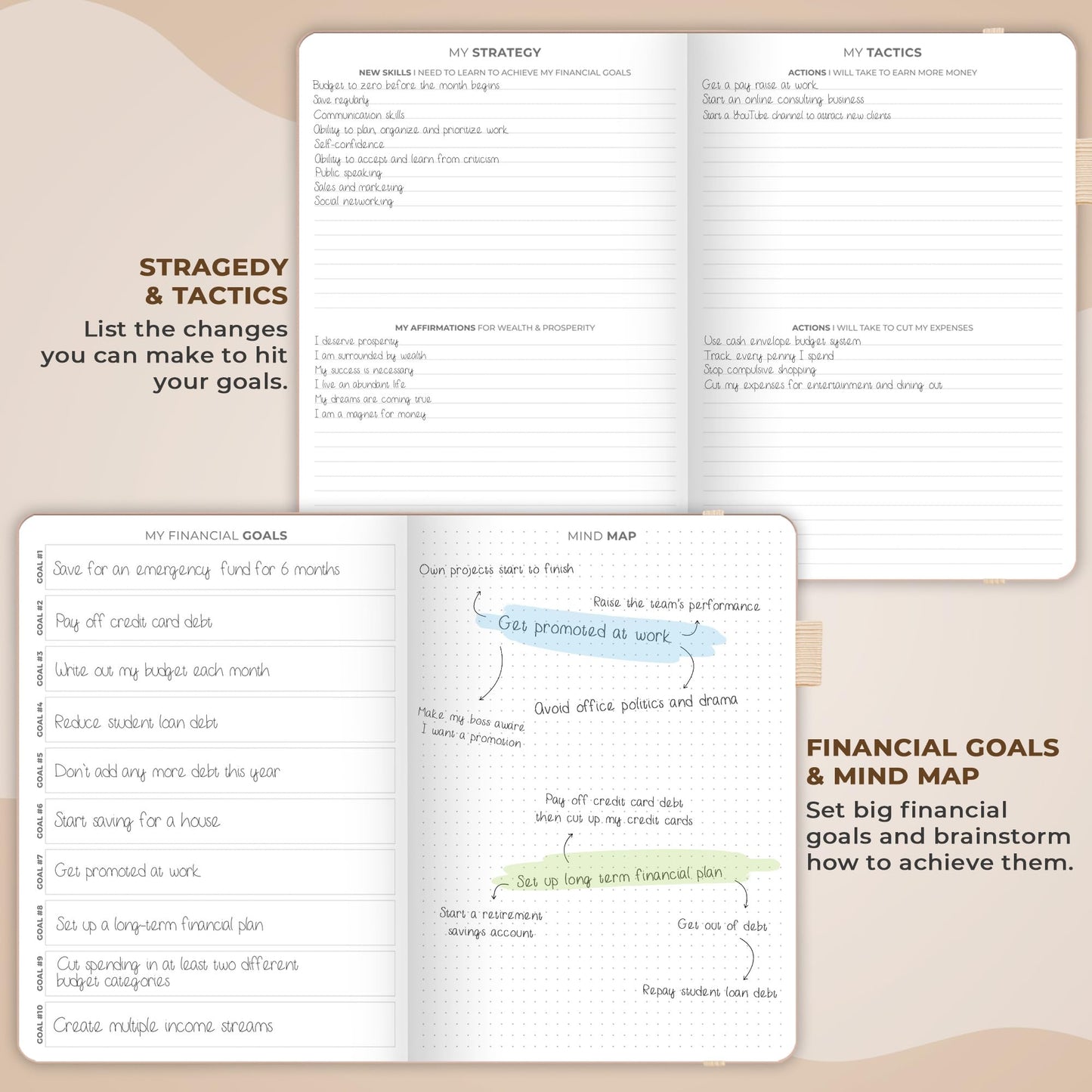 Clever Fox Budget Planner Pro - Financial Organizer + Cash Envelope Budget System. Monthly Finance Journal, Expense Tracker & Personal Account Book. Undated - Start Anytime. (7''x10'') – Rose Gold