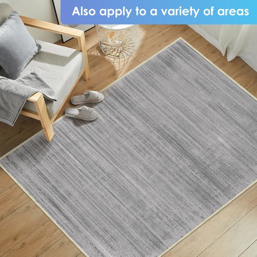 Azadx Chair Mat for Hardwood Floor 48" x 60" Desk Chair Mat for Hard Floors Slip Resistant Under Desk Rug Protector for Rolling Chairs Computer Chair Mats Low Pile Carpet Floor Protector,Dark Grey