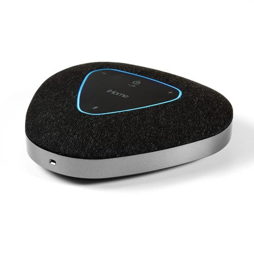 iHome Conference Speaker and Microphone, USB and Bluetooth Speakerphone with 3 Noise Cancelling Microphones for Home Office, Compatible with Mac, Windows, iOS, and Android