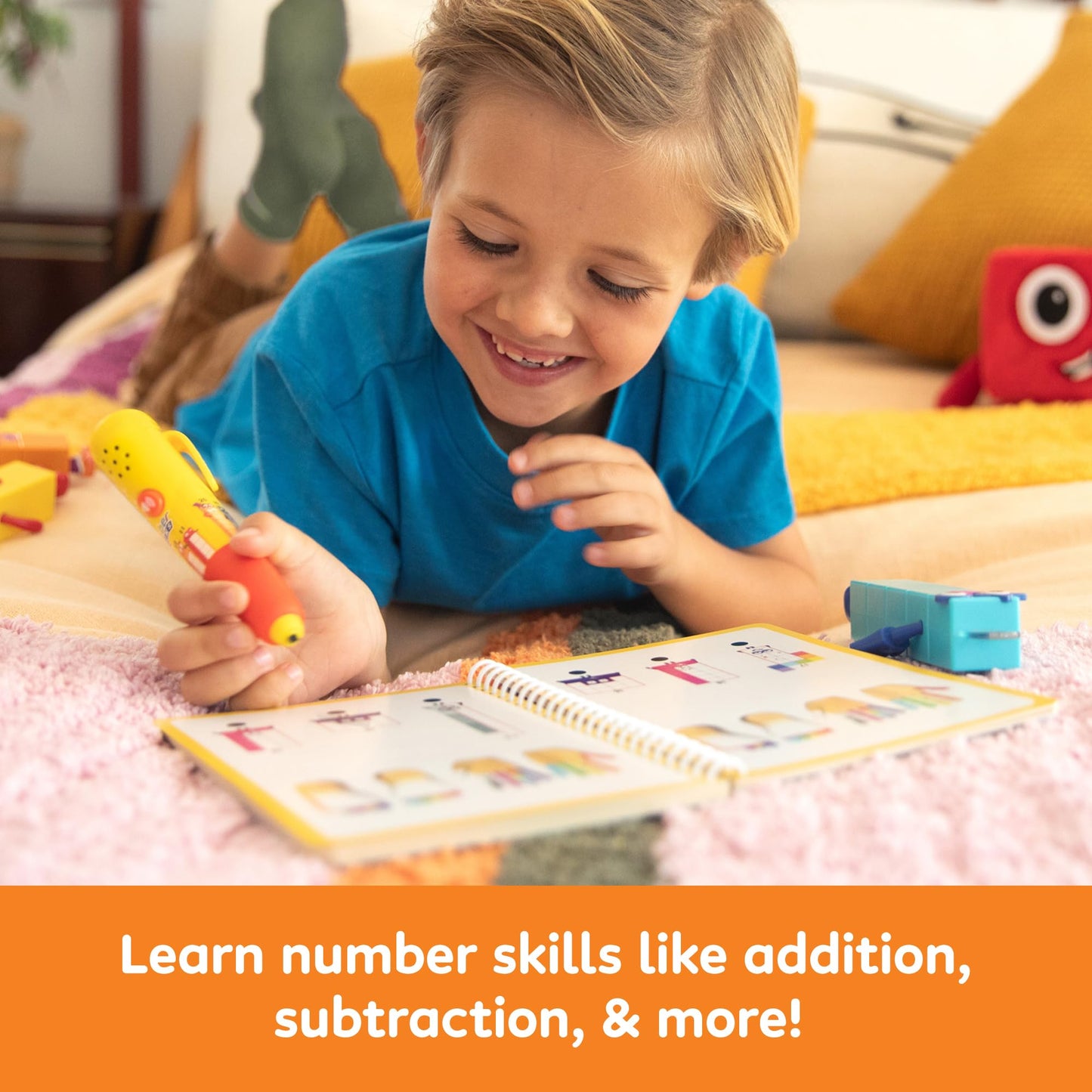 Educational Insights Hot Dots Numberblocks Workbook Numbers 11-20 with Interactive Pen, 60+ Activities, Gift for Kids Ages 5+