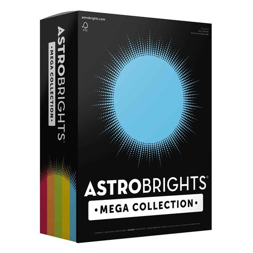 Astrobrights Mega Collection: Colored Cardstock - 10,000 Sheets, Classic
