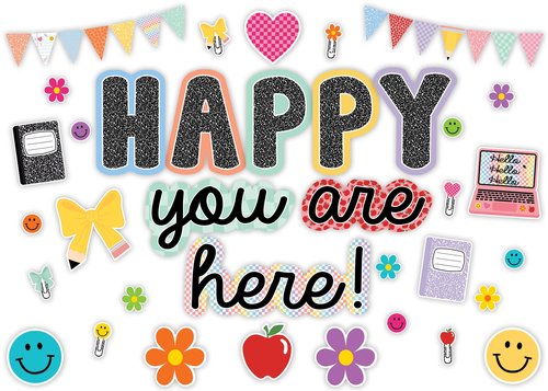 Teacher Created Resources Cool for School Happy You’re Here Bulletin Board (TCR9303)