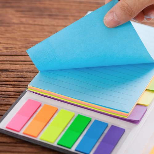 Mr. Pen Sticky Notes Set - 410 Pack of Colorful Planner Dividers & Book Tabs for School & Office