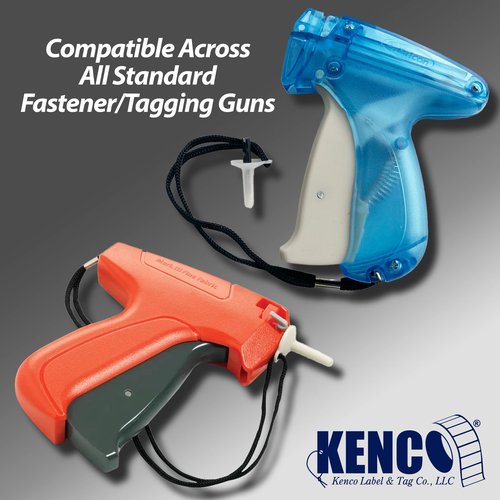 Kenco 1 Inch Standard Tagging Attachments, 1-in Fasteners for Tagging Retail, Consignment and Manufacturing - 5,000 Pieces Per Box 50 per Clip (1 Box 5,000 Fasteners, Purple)