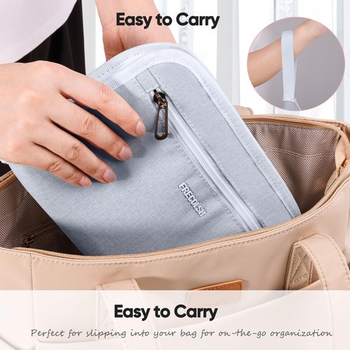 FRECOLSH Receipt Organizer with 12 Pockets 10x6 Receipt Holder Organizer - Small Accordion File Organizers - Cash Organizers for Travel, Business, Gift
