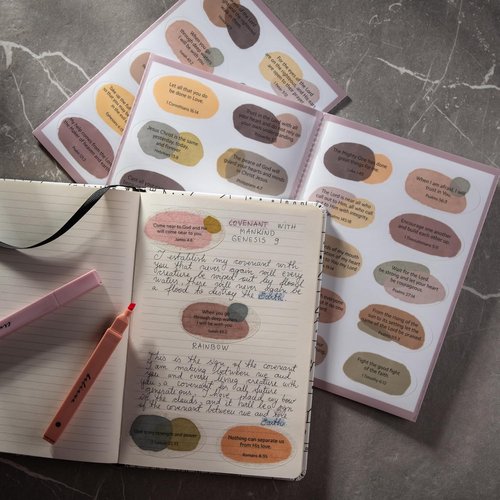 DiverseBee Motivational Bible Verse Stickers - 80 Inspirational Christian Stickers for Water Bottles & Journals