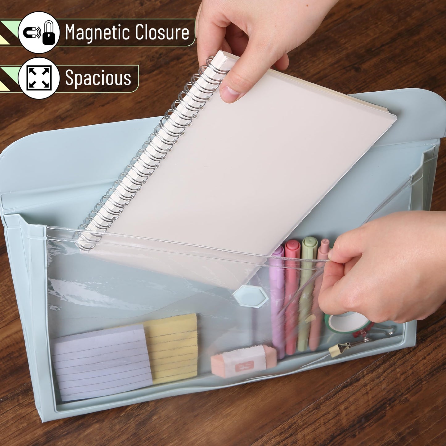 Mr. Pen- File Folder, Travel Folder for Documents, Document Organizer