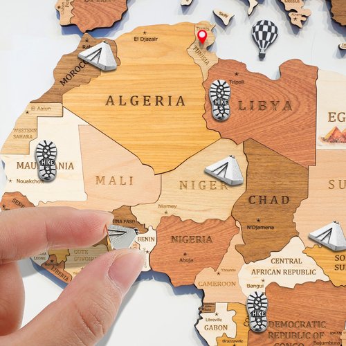 Simgoing 50 Pcs Hiking Boot Map Pins and Tent Push Pins for Travel Map Silver Decorative Camping Themed Thumb Tacks Hiker Camper Novelty Gifts for Cork Board Photo Wall Decorations