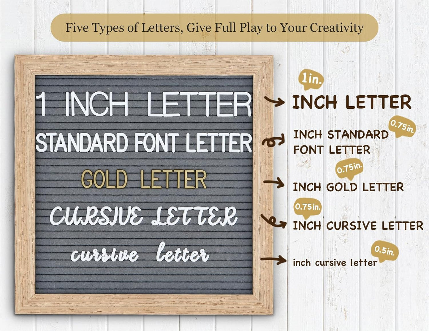 Changeable Felt Letter Board by [Brand Name] - 10x10 Inch with 725 Pre-Cut Letters | Perfect for Classroom Decor