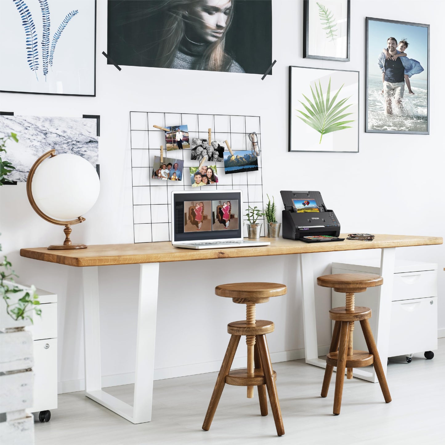 Epson FastFoto FF-680W Wireless High-Speed Duplex Photo and Document Scanner and System with USB Connect and Mobile Scanning