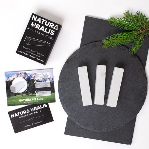 Natura Uralis Premium Belgorod Sawn Chalk | White Chalk Bars - Amazing Crunch, Satisfying Earthy, Velvety and Firm Texture, ASMR Sensation, Natural Calcium Carbonate (Mini (3.5oz))
