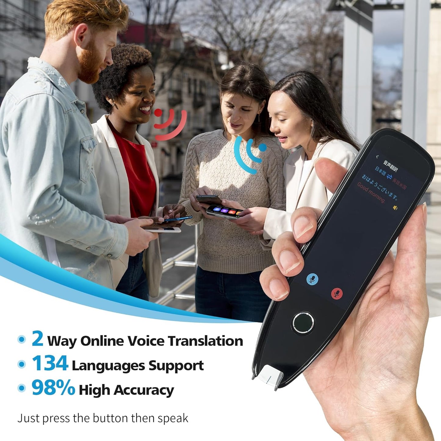Translation Pen | Dyslexia Reading Tool for Kids - Text to Speech & 130+ Languages Support