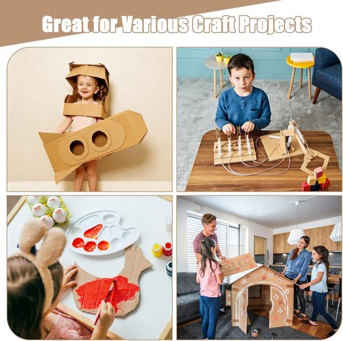 Corrugated Cardboard Roll - Heavy Duty 12 x 197 Inch Singleface Paper for Gift Packing & Shipping