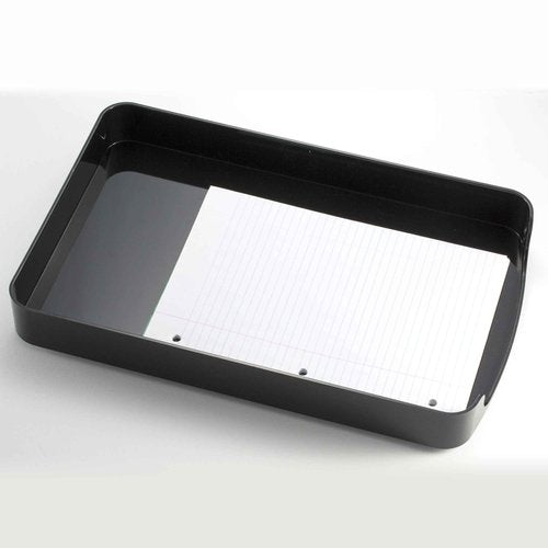 Officemate 2200 Series Executive Legal Tray, Front Load, Black (22242) (Pack of 6)