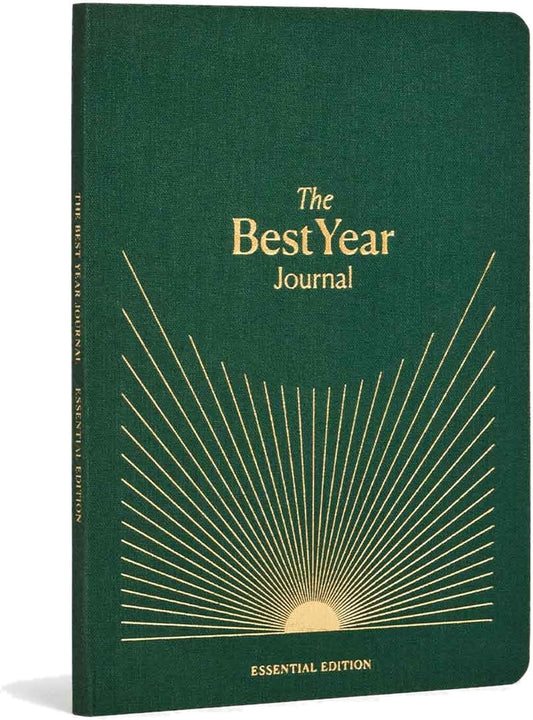 Best Year Journal - Essential One Year Self-Growth Planner | Green Color