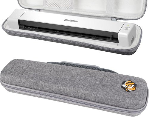Brother Scanner Travel Case - Compact Mobile Document Storage Bag for DS-640/740D/720D/940DW | Grey