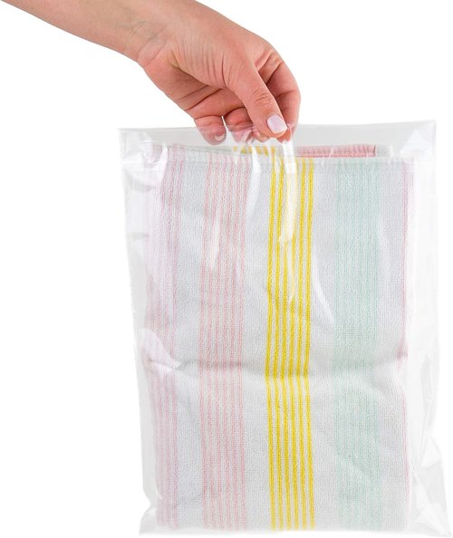 Clear Resealable Poly Bags by [Brand Name] - Self-Seal Plastic Packaging Combo Pack of 400 | 6x9", 8x10", 9x12", 11x14"