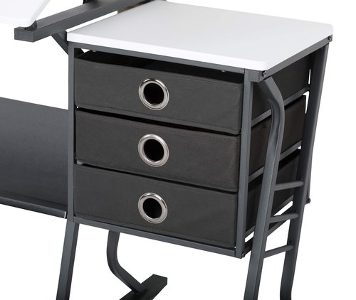 Studio Designs Eclipse Center, Black with White