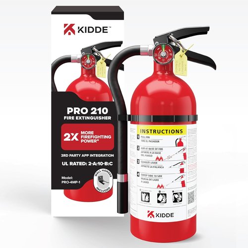 Kidde Fire Extinguisher - Commercial-Grade Safety for Offices & Schools | Rechargeable 2A10BC