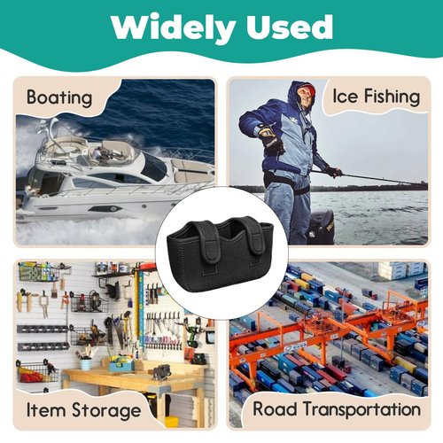 Travel Transducer Cover for Garmin Livescope Plus LVS34, Neoprene Travel Sleeve for On-the-Go Impact Protection & Water Resistance in Boat Hauling and Ice Fishing