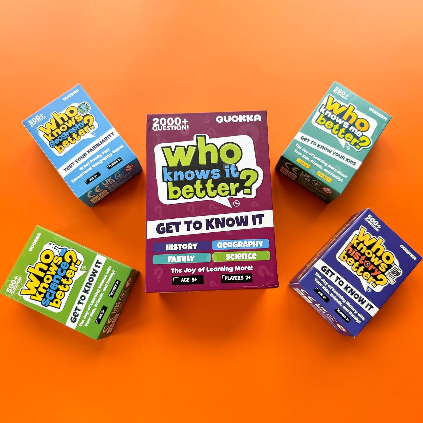 Board Games for Kids 8-12 | Fun Geography Trivia Card Game for Family Game Night – 500+ Questions