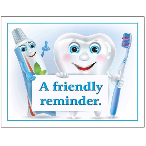 4 Up Laser Reminder Postcards, Dental Appointment Reminder Postcards. 4 Cards Perforated for Tear-Off at 4.25" x 5.5" on an 8.5" x 11" Sheet of 8 Pt Card Stock. (500)