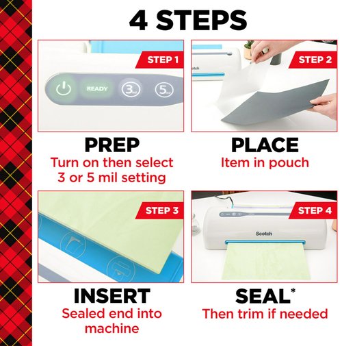 Scotch Thermal Laminating Pouches Premium Quality, 5 Mil Thick for Extra Protection, 50 Pack Letter Size Laminating Sheets, Our Most Durable Lamination Pouch, 8.9 x 11.4 inches, Clear