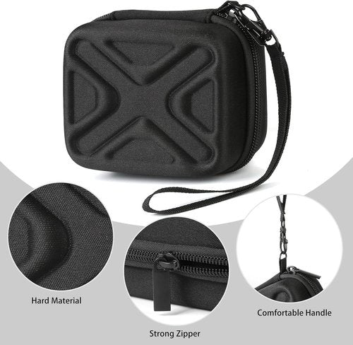 AbergBest Digital Camera Case - Travel Protective Carrying Case for 21MP Cameras | Black